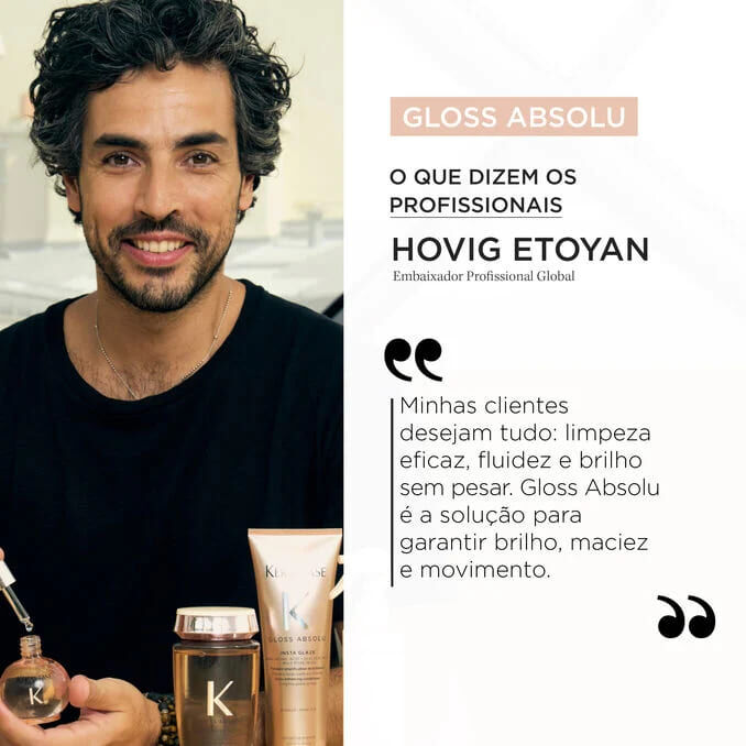 Kit  Duo de finalizacao Gloss Absolu Kerastase com fragrancia marcante