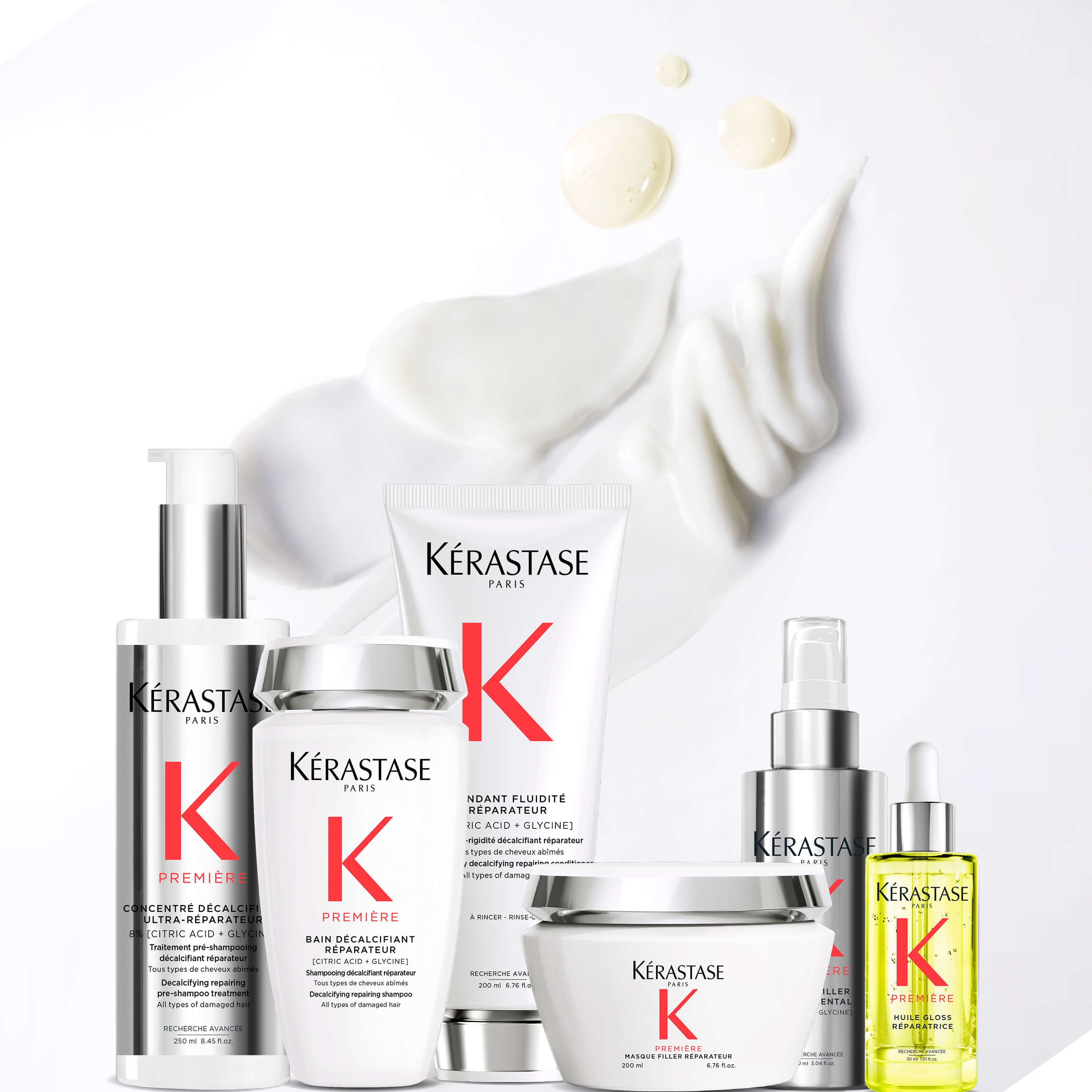 Tratamento Completo para Cabelos Danificados Finos e Medios Kerastase Premiere