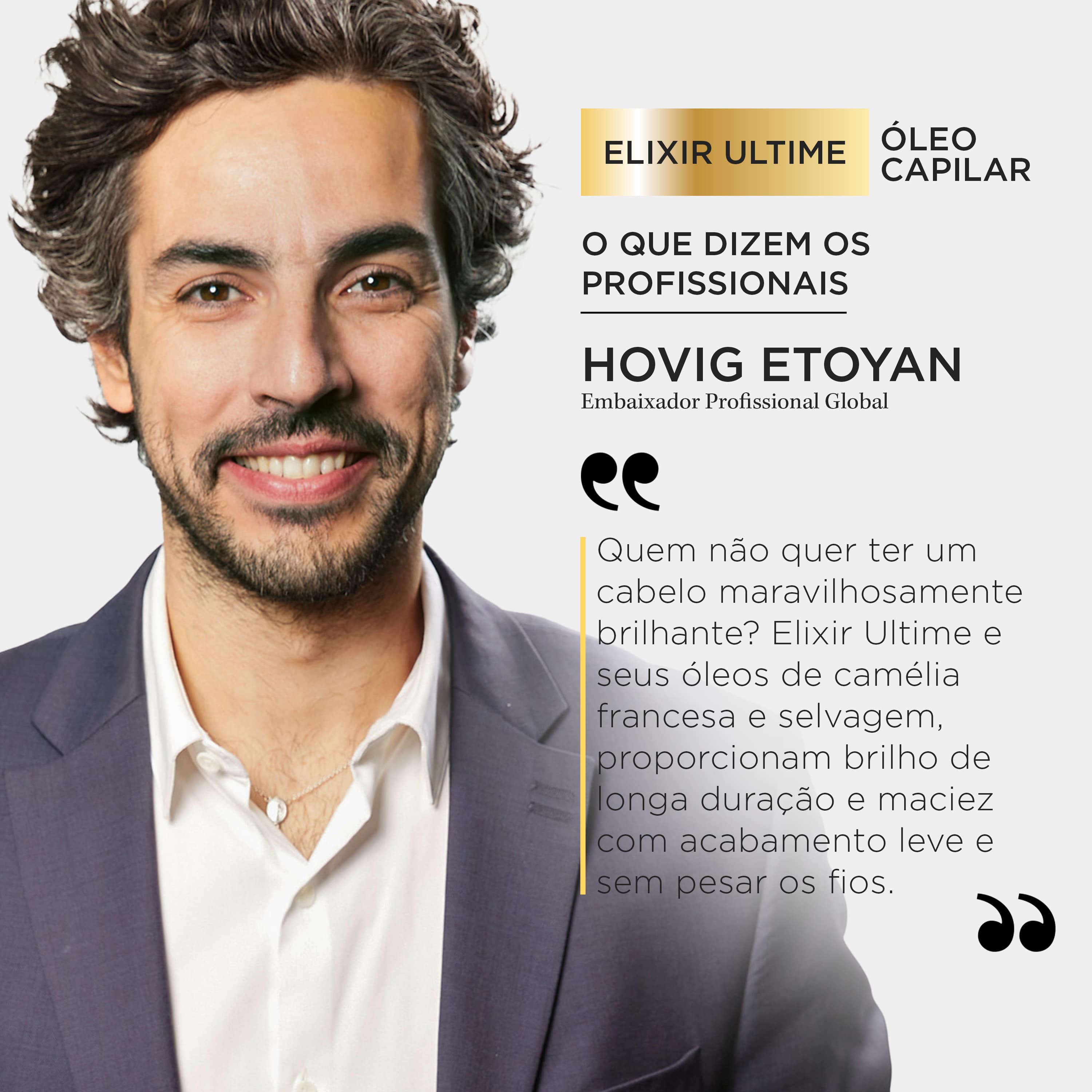 Review do cientista Kérastase Edine Ahbich sobre o Óleo Kérastase Elixir Ultime L'Huile Originale