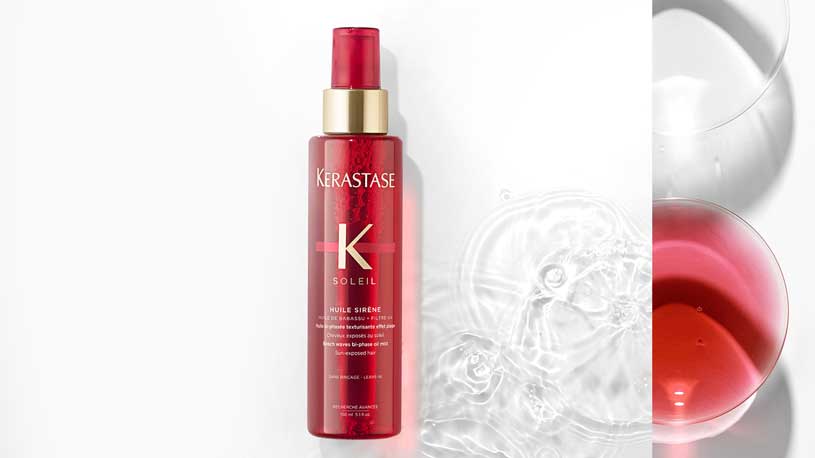 Beach Waves com Huile Sirène Beach Waves Kérastase com o Óleo Huile Sirène