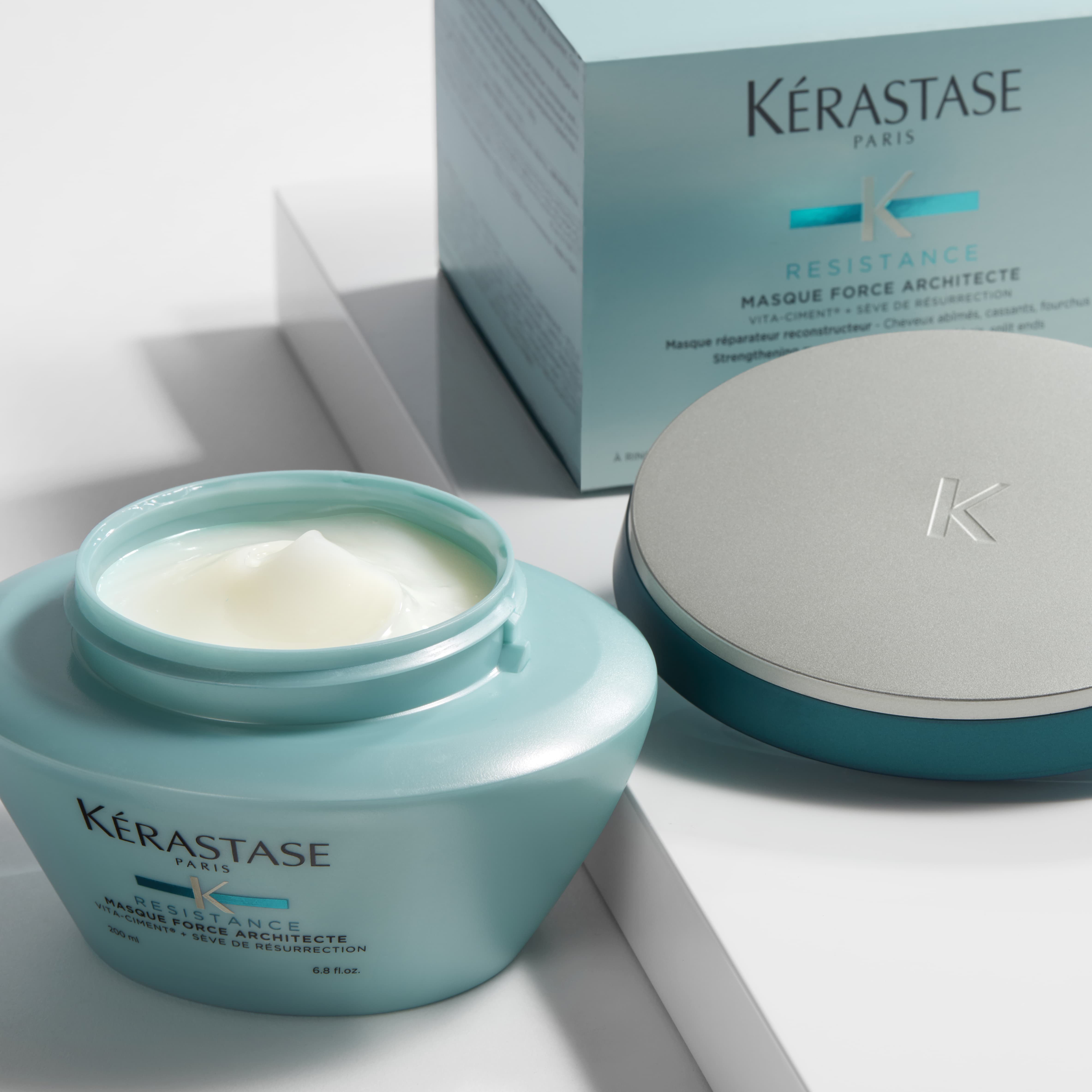 Tratamento para cabelos danificados e quebradiços com Kérastase Résistance Máscara Force Architecte